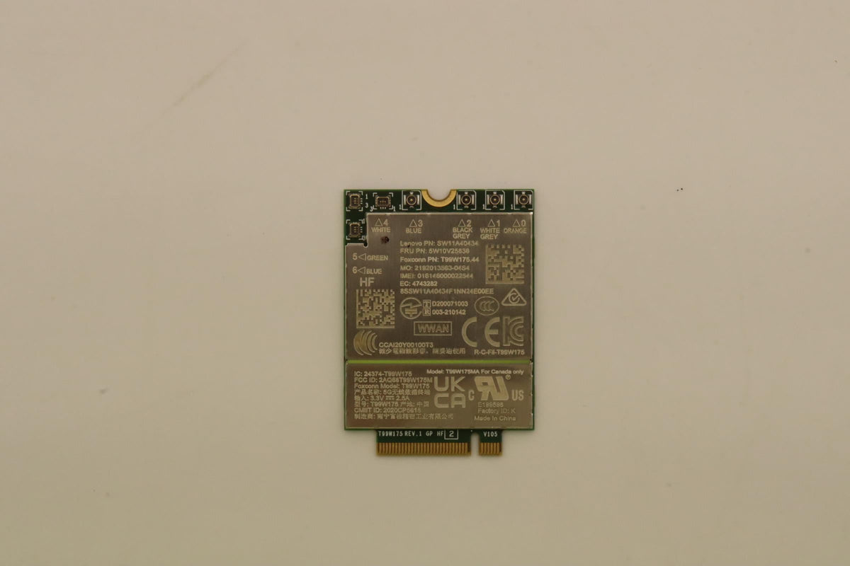 Lenovo WIRELESS Wireless,CMB,FXN,SDX55 mm Foxconn Board 5W10V25836
