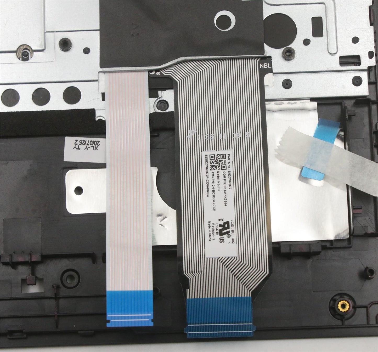 Lenovo ThinkPad E15 2 Keyboard Palmrest Top Cover UK Black 5M11A36353