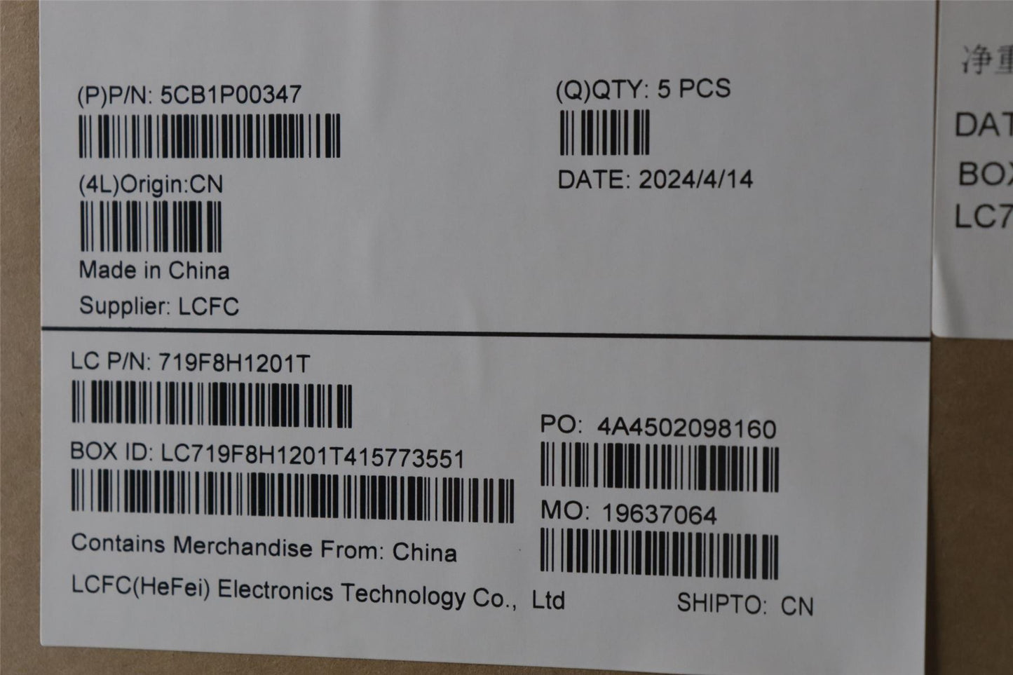 Lenovo Upper Case ASM_EURO ENG L83ACCB 5CB1P00347