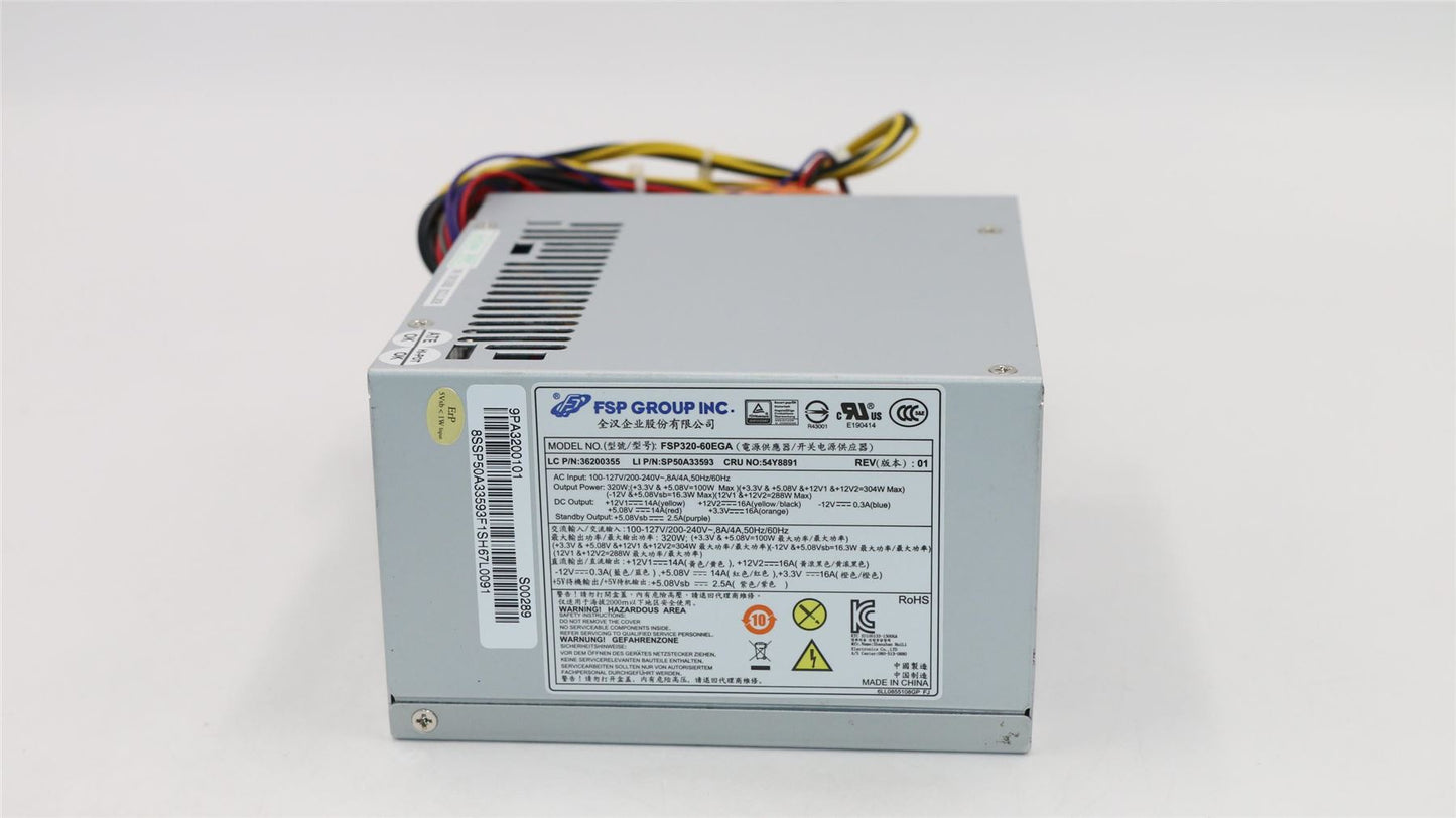 Lenovo POWER SUPPLY CRU,ATX320W 90% 54Y8891