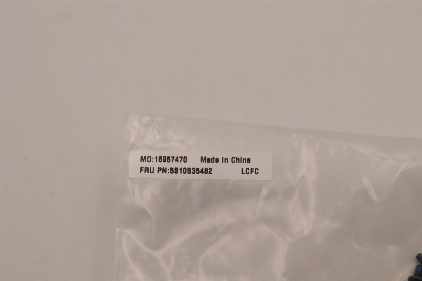 Lenovo SCREW Screw L82TD M2 * L4.5 (OD4.5,T0.7) 5S10S35482