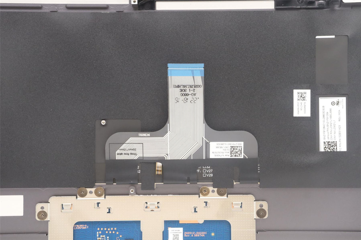 Lenovo Yoga 7 14IAL7 Palmrest Cover Touchpad Keyboard Belgian 5CB1J02486
