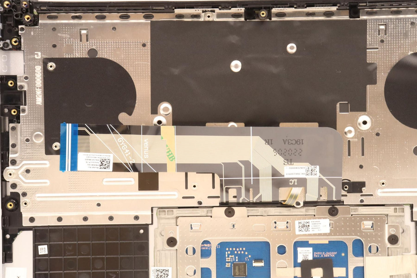 Lenovo Yoga 7 14IAH7 Palmrest Cover Touchpad Keyboard Hungarian 5CB1J19803