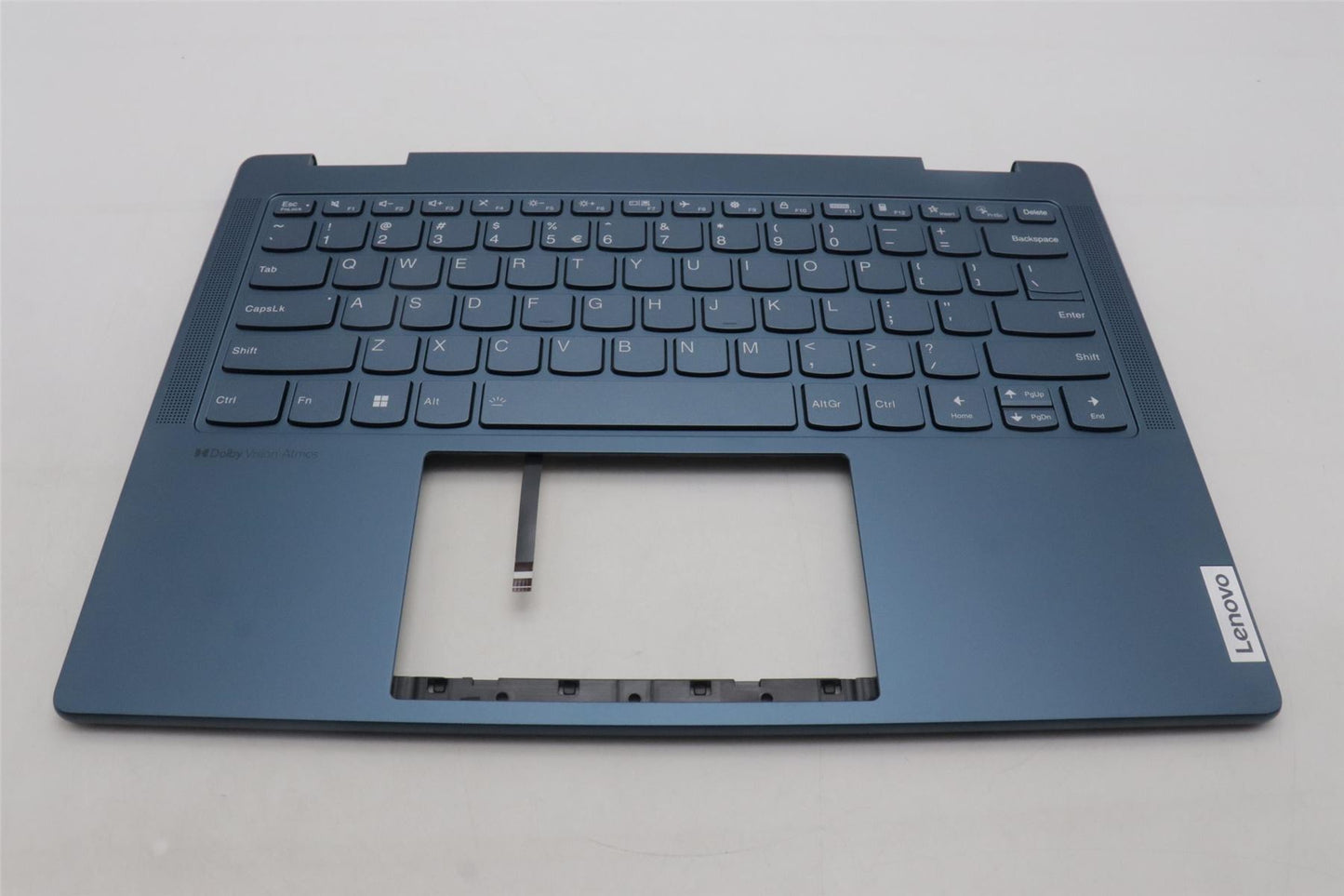 Lenovo Yoga 7 14IRL8 Keyboard Palmrest Top Cover US Euro Tidal Teal 5CB1L40870