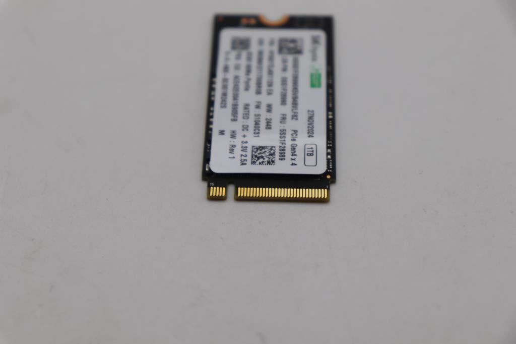 Lenovo ThinkBook 13x G2 IAP 14 G4 IAP Solid State Drive SSD 5SS1D66476
