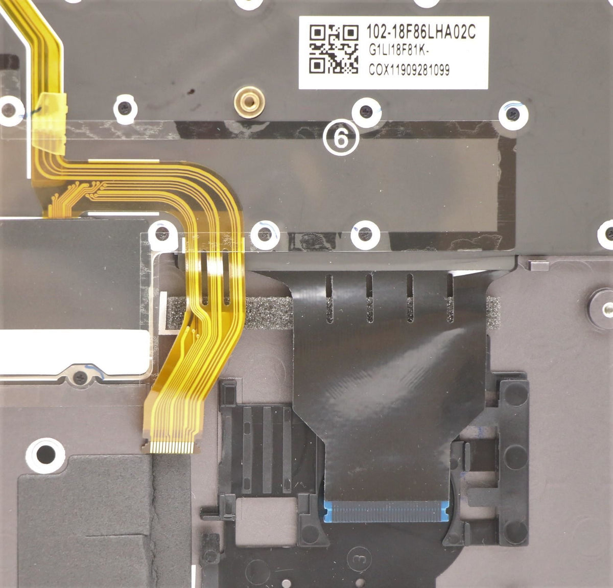 Lenovo MECH_ASM GRP,KBD,BZL,FRA/ENG,WL,IG,CHY 5M10V24849