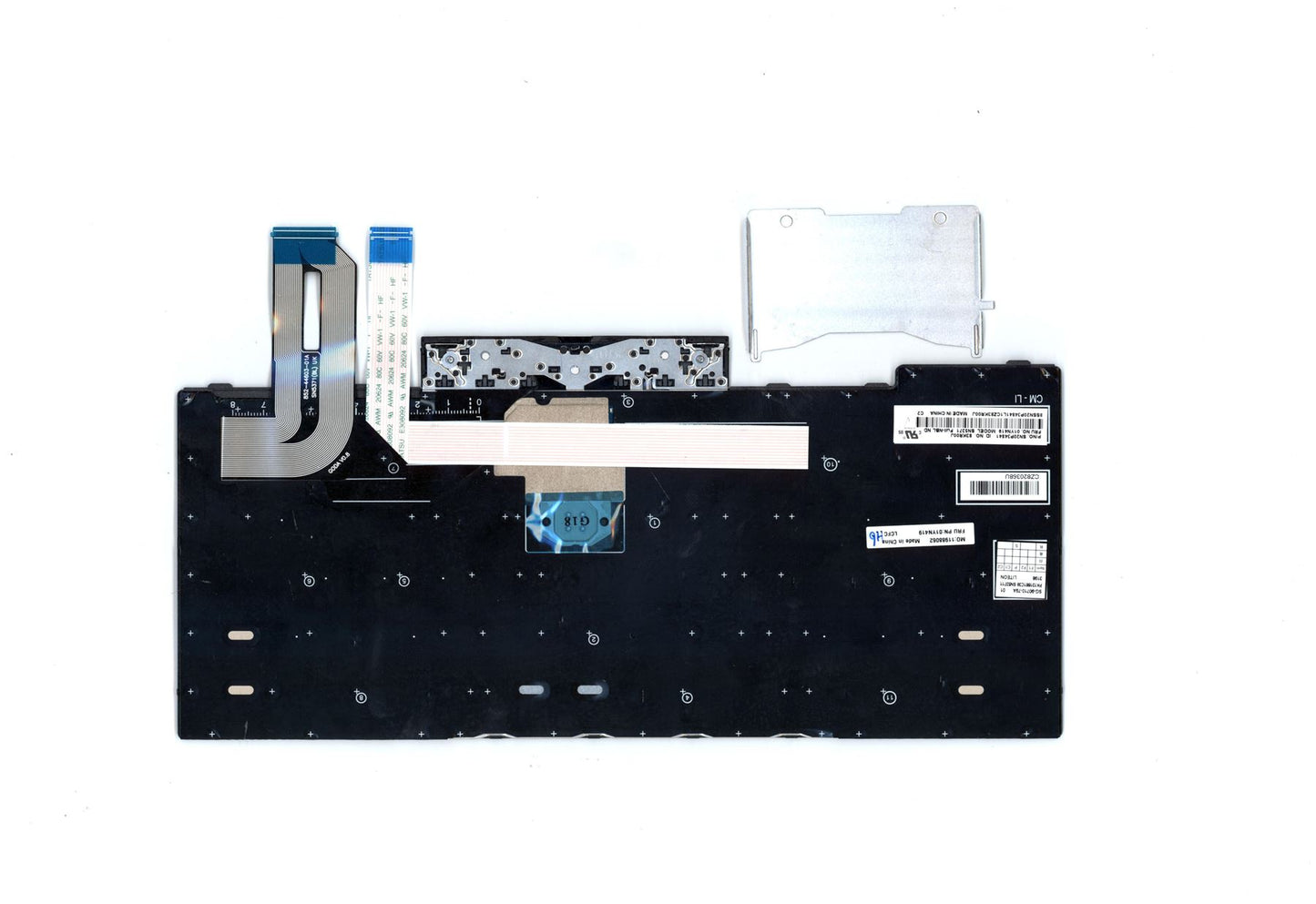 Lenovo ThinkPad T480s L380 L390 E480 E490 Keyboard Nordic Silver 01YN419