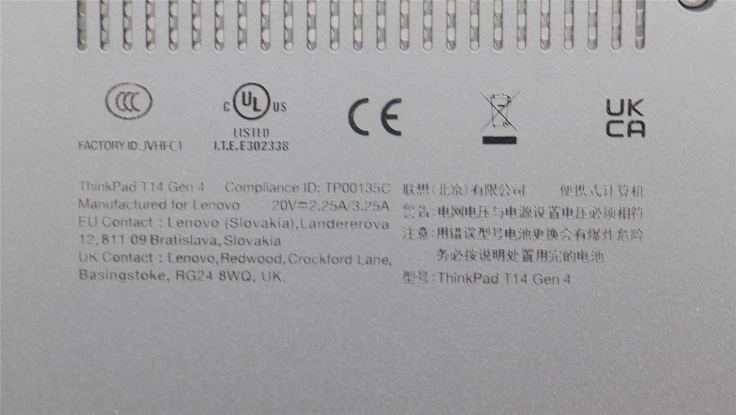 Lenovo FRU KT4D2_D_COVER_UMA_WW_ASSY_BK 5CB1L57911