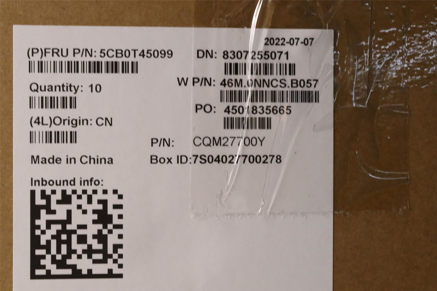 Lenovo Upper Case ASM BU B 81M9 SPT 5M 5CB0T45099