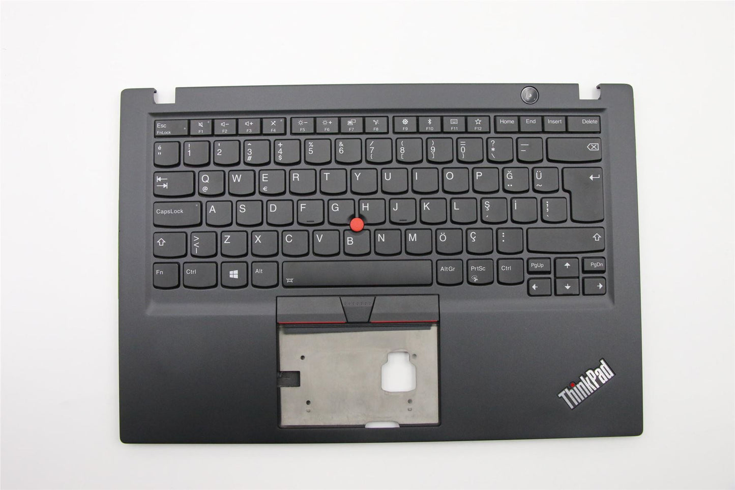 Lenovo ThinkPad T490s Keyboard Palmrest Top Cover Turkish Black Backlit 02HM233