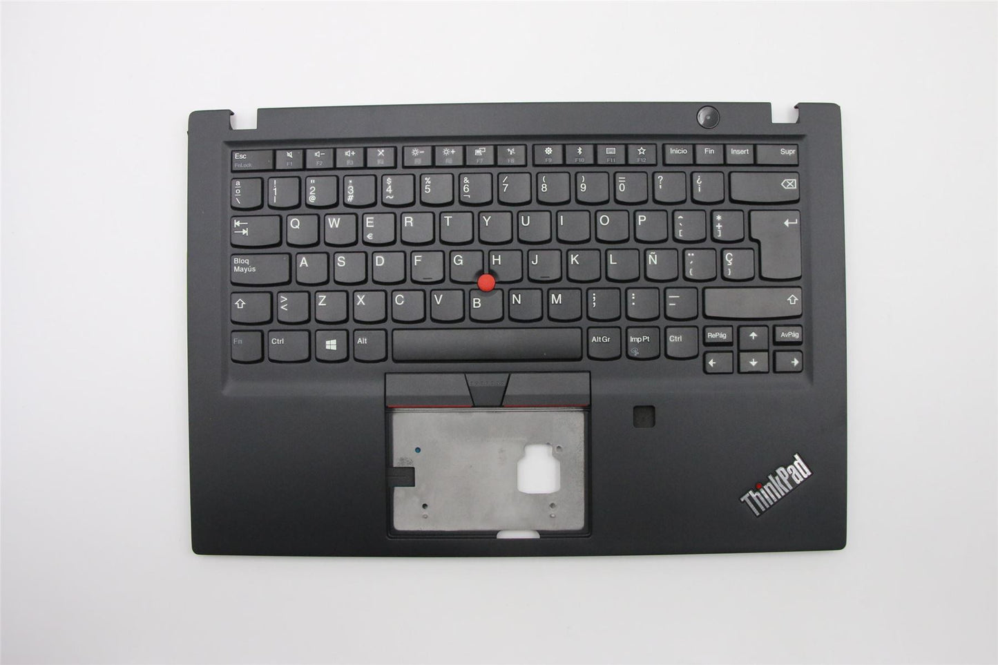 Lenovo ThinkPad T490s Keyboard Palmrest Top Cover Spanish Black Backlit 02HM444