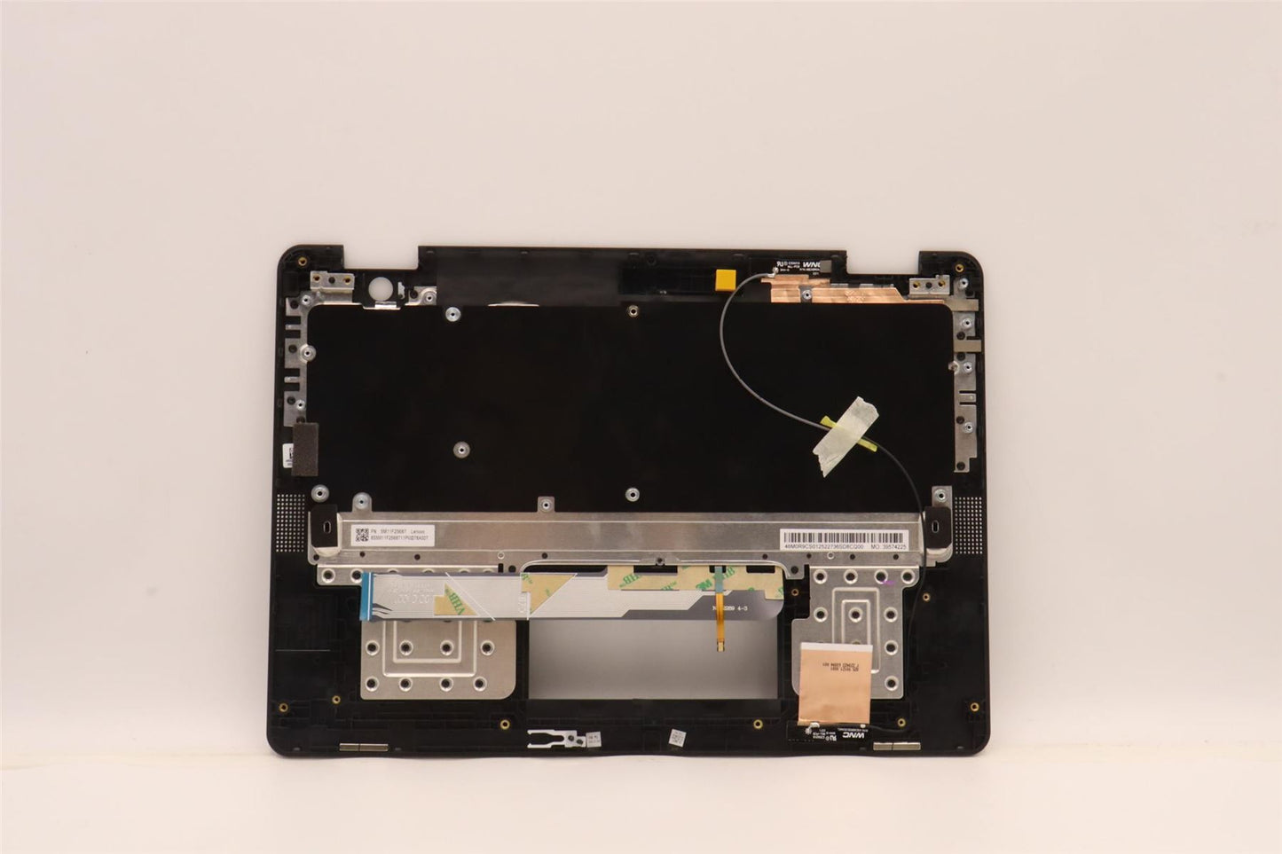 Lenovo 13w Keyboard Palmrest Top Cover Belgian Black Backlit 5M11F25687