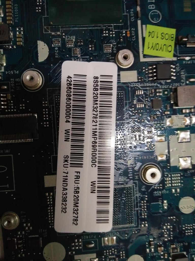 Lenovo MB C 80VBWIN I57200U UMA NBLFP 5B20M32782