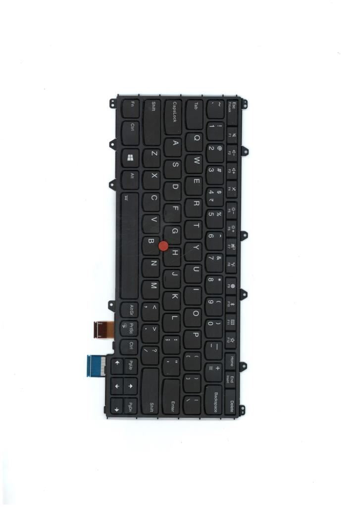 Lenovo Yoga X380 Keyboard Indian Black Backlit 01HW650