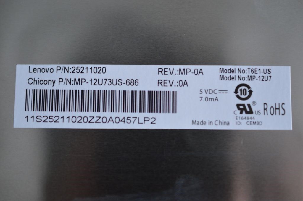 Lenovo G500S G505S IdeaPad S500 S510P Keyboard US Black 25211020