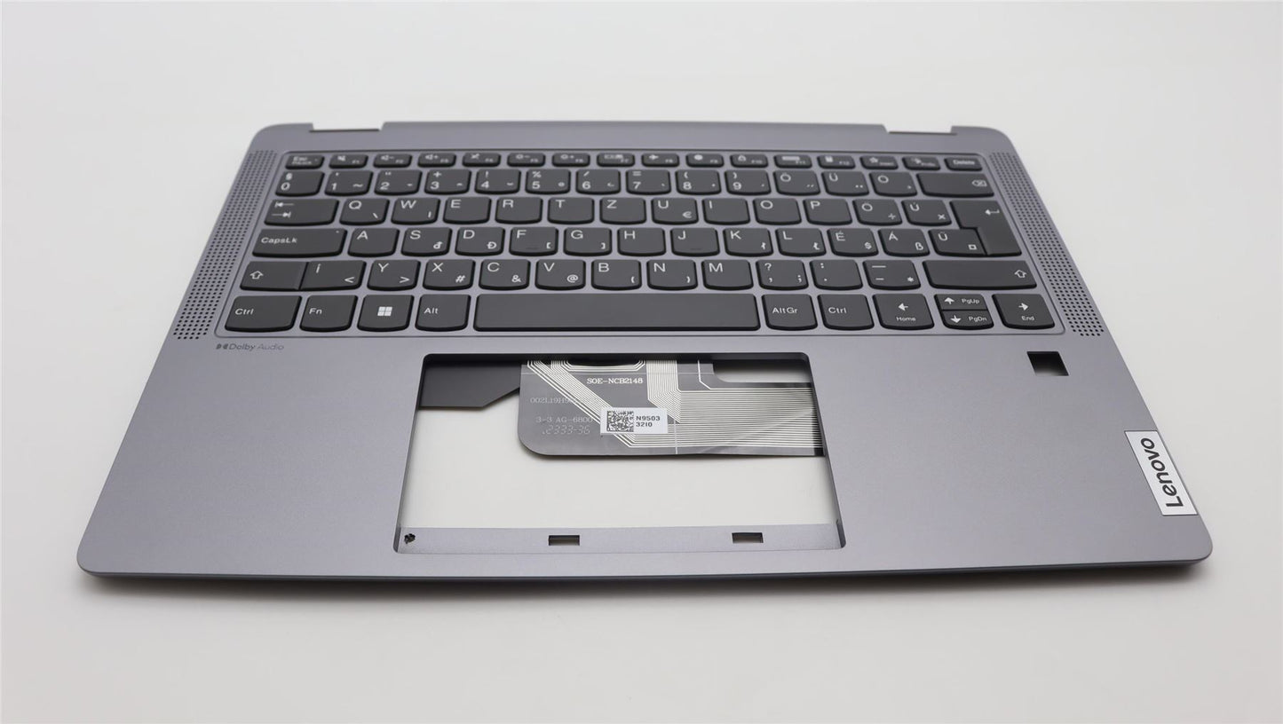 Lenovo IdeaPad 5 14ABR8 Keyboard Palmrest Top Cover Hungarian 5CB1K20834