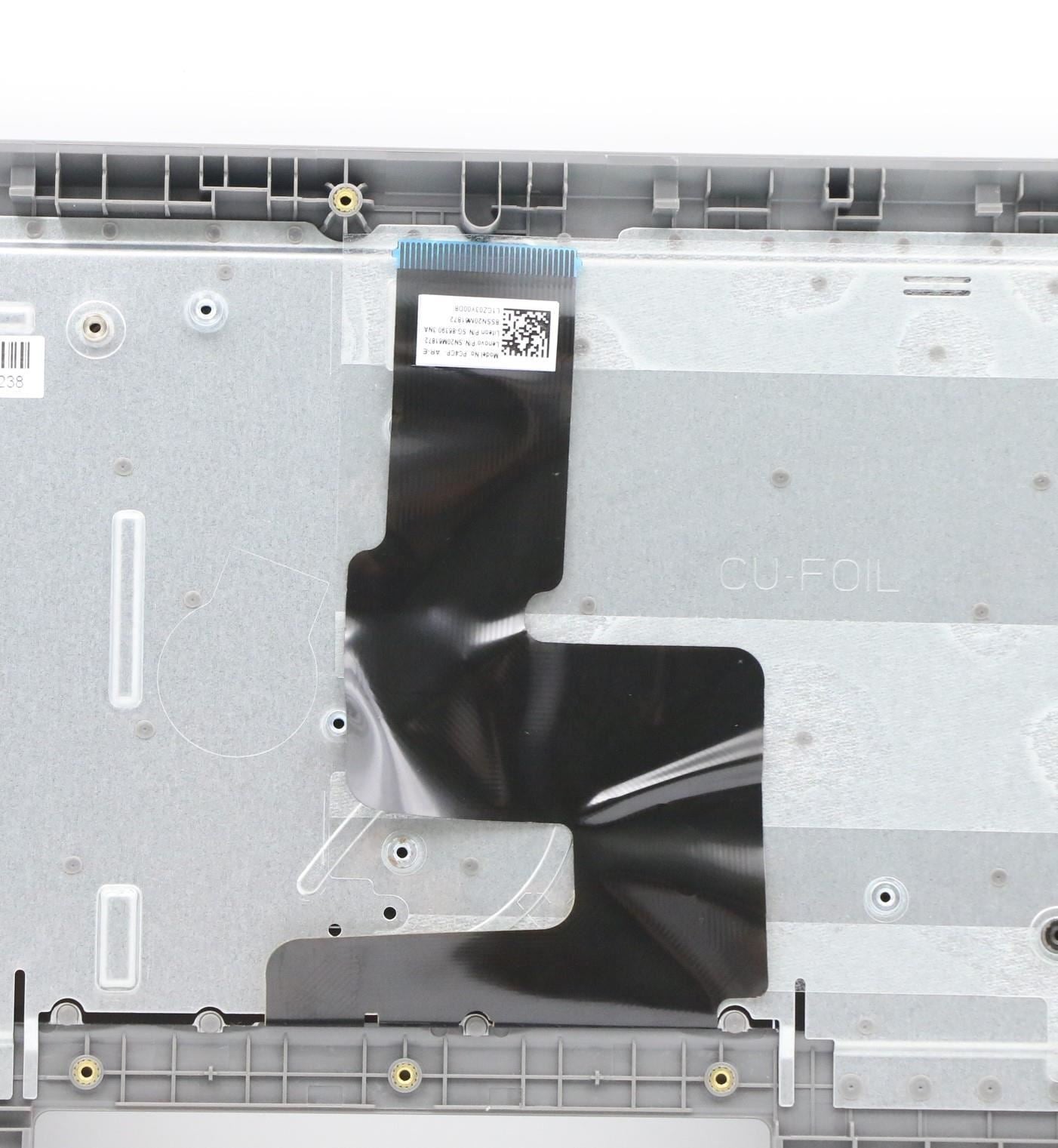 Lenovo IdeaPad 1-14IGL05 Keyboard Palmrest Top Cover Arabic Grey 5CB0X56978