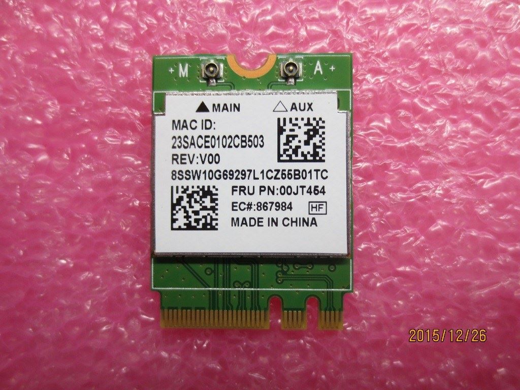 Lenovo Wireless,CMB,LTN,8821AE 00JT454