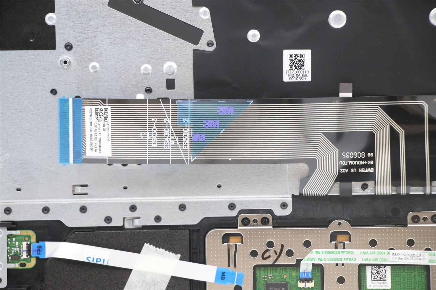 Lenovo UpperCase L 81EV W/KB PG FP BL BE 5CB0R12385
