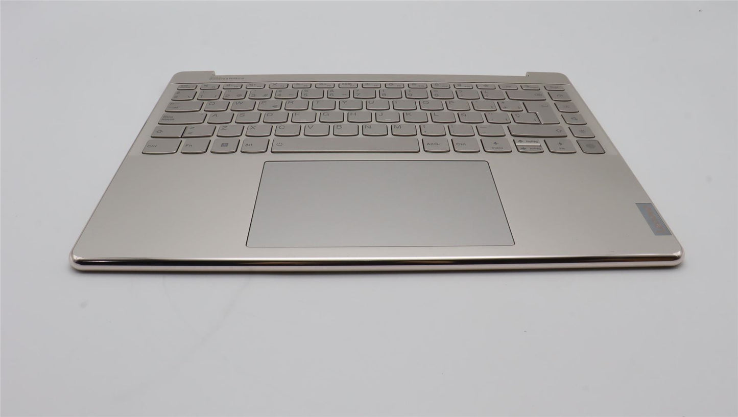 Lenovo Yoga 9 14IRP8 Palmrest Cover Touchpad Keyboard Spanish Oatmeal 5CB1K62482
