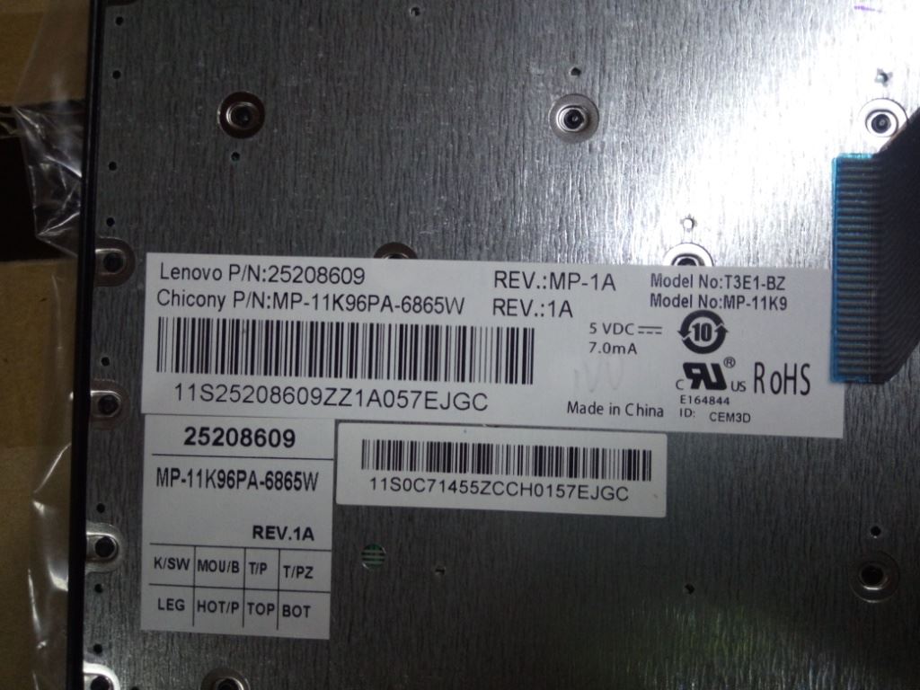 Lenovo CCYT3E1Bra85keyBlkKeyBlkFKBD(win8) Keyboard 25208609
