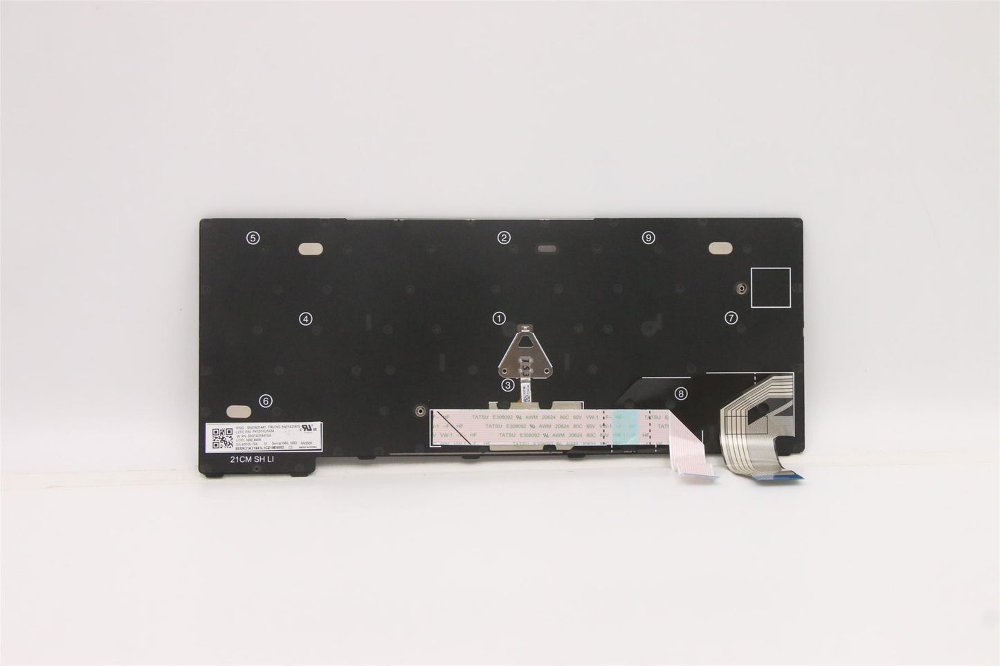 Lenovo ThinkPad X13 2 Keyboard Nordic Black 5N21A21879