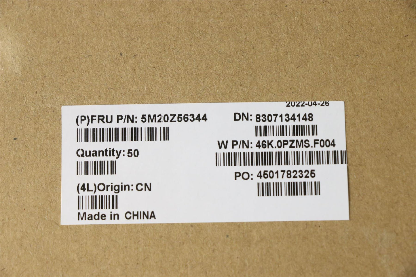 Lenovo MECHANICAL FRU Base Miscellaneous PKG 5M20Z56344