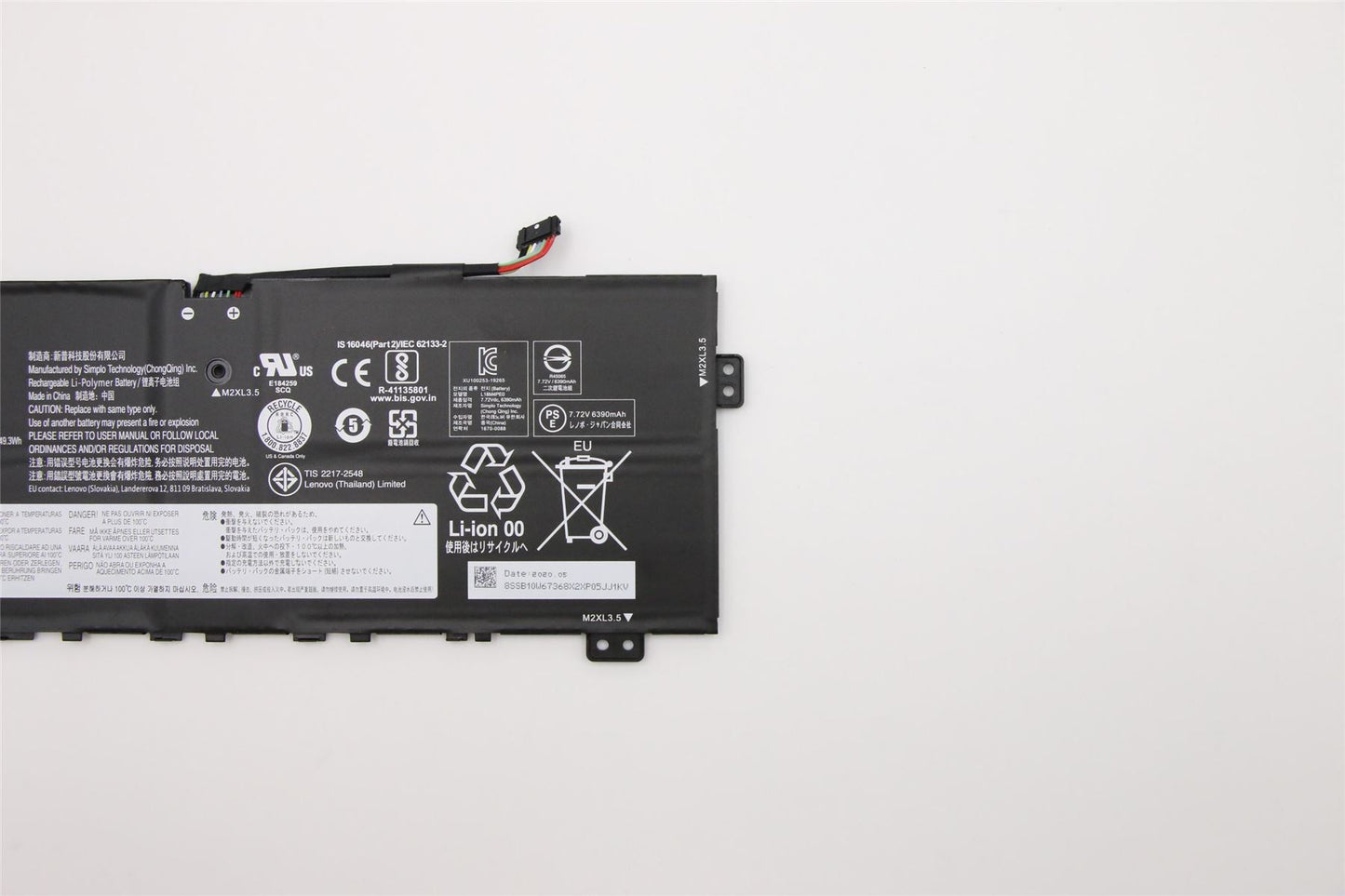 Lenovo IdeaPad C740-14IML 4G-14Q8C05 5G-14Q8X05 Akku 7,72 V 51 Wh 5B10U40210
