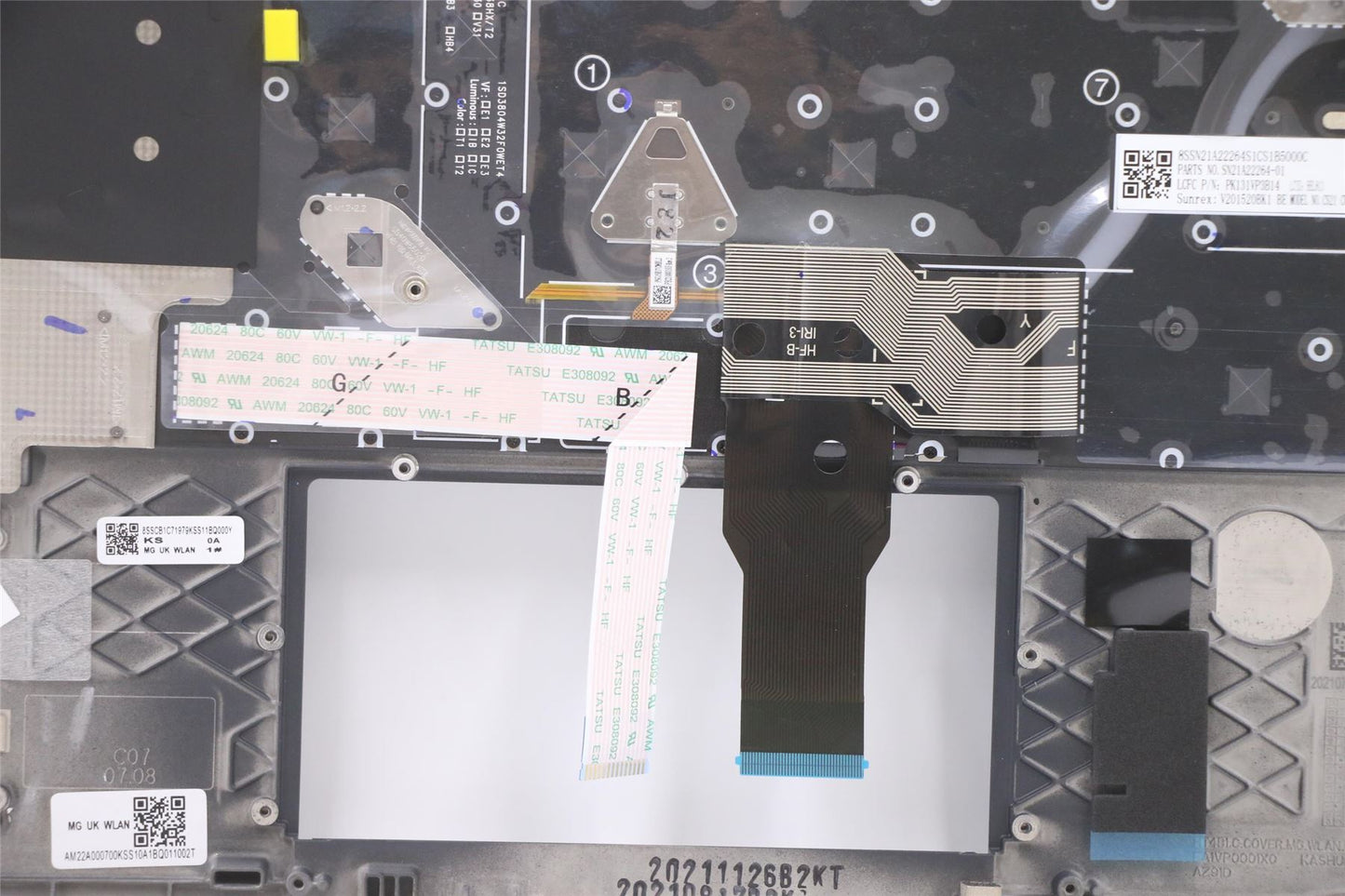 Lenovo MECH_ASM KBD W/C BEL BKLT(CHY) UK BK 5M11C47877