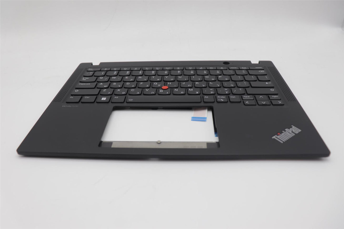 Lenovo ThinkPad X13 Gen 4 Keyboard Palmrest Top Cover Hebrew Black 5M11L85948
