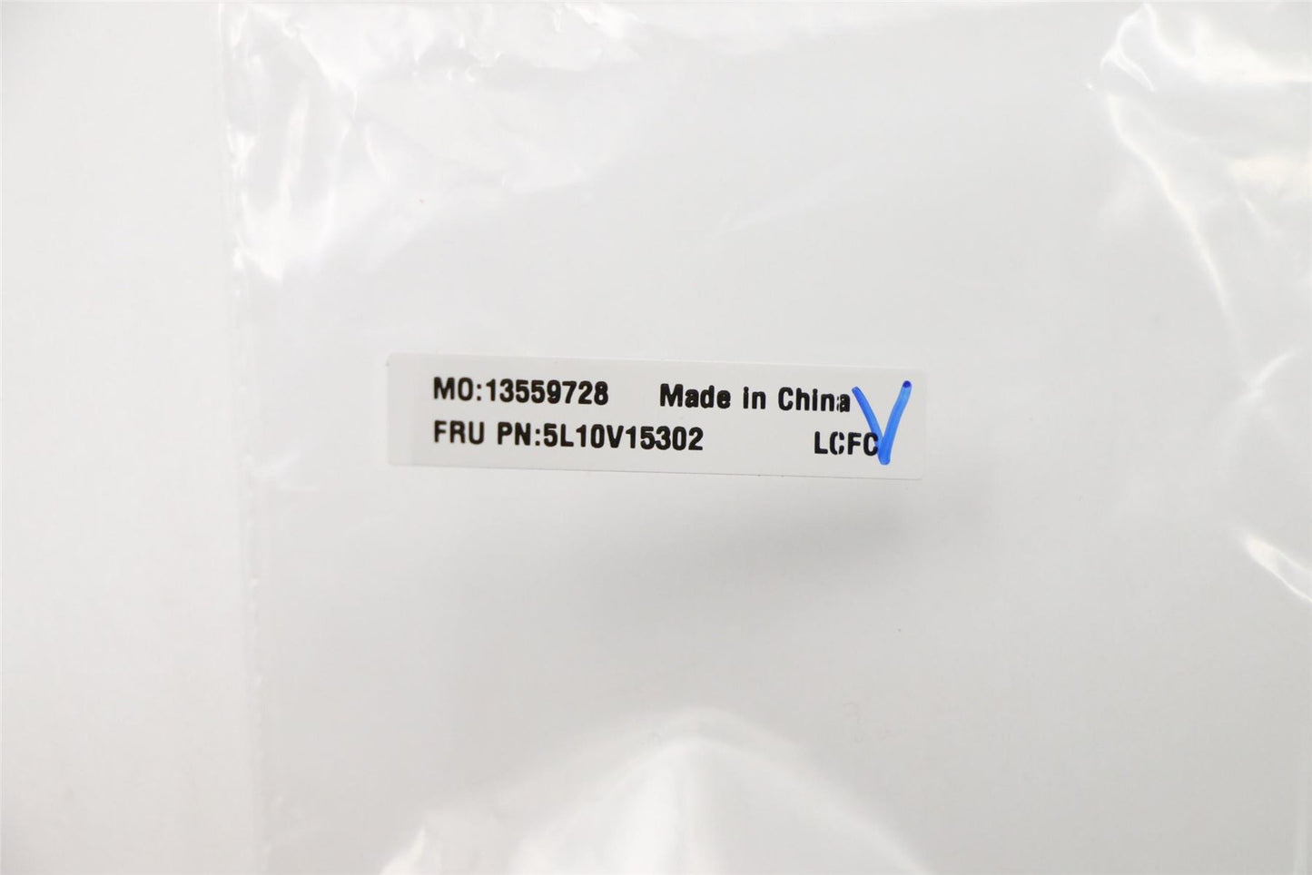Lenovo 5L10V15302 Skids FRU GEO LABEL,Black