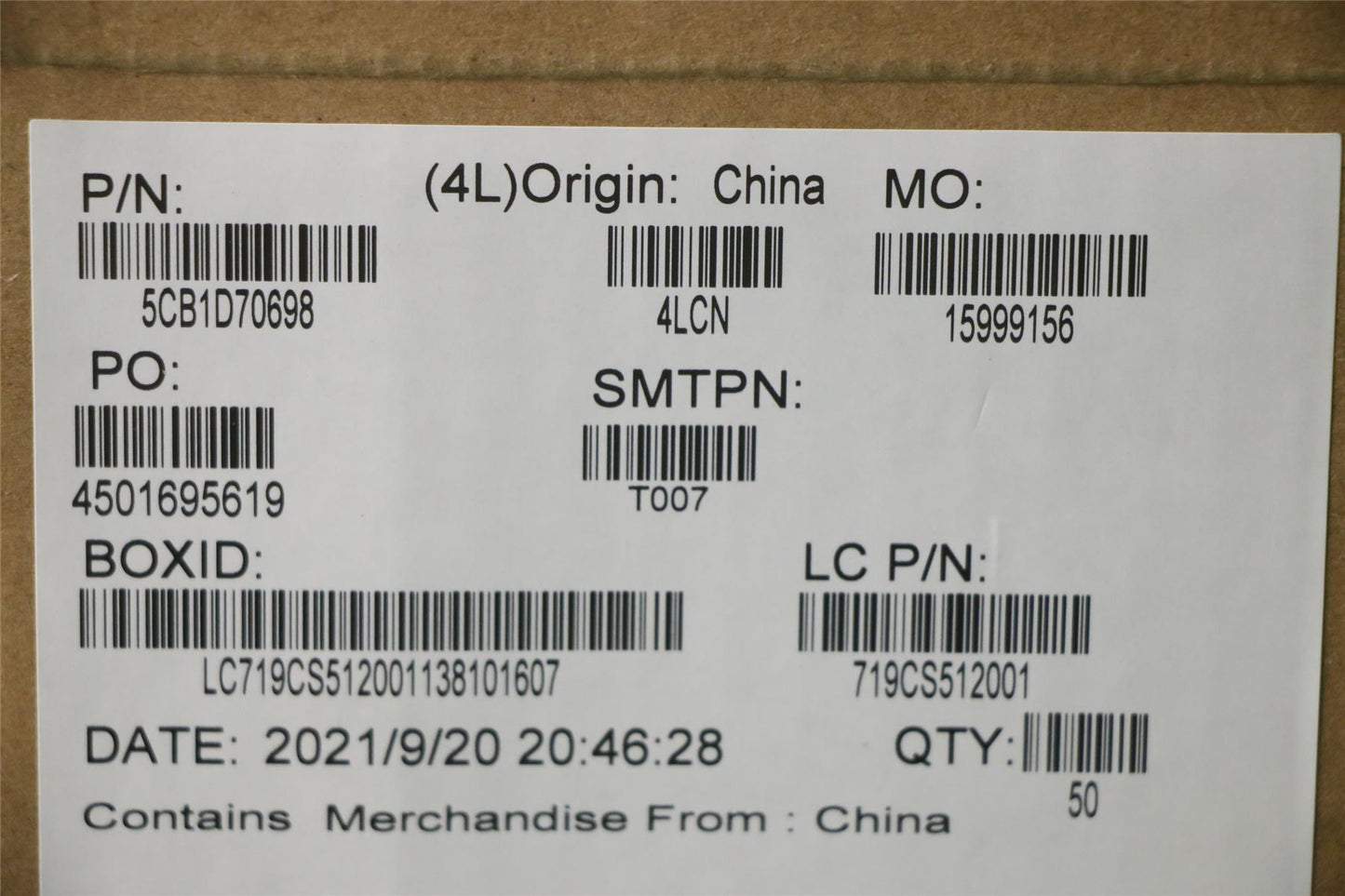 Lenovo Strip Cover L 82L0 L+R 5CB1D70698