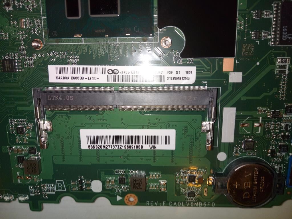 Lenovo MBQ80T3 WINI57200U UMA 4GOLNUL 5B20M27737