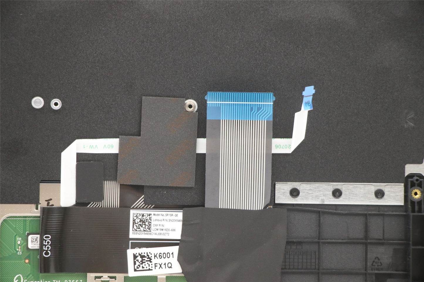 Lenovo IdeaPad 5 13ITL6 Palmrest Touchpad Cover Keyboard German Blue 5CB1D04882