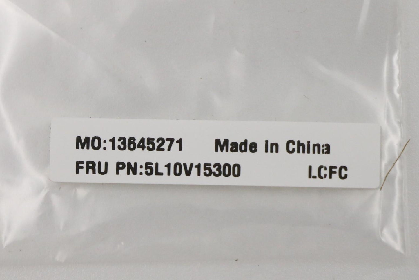 Lenovo 5L10V15300 Skids FRU SYSTEM label, Black