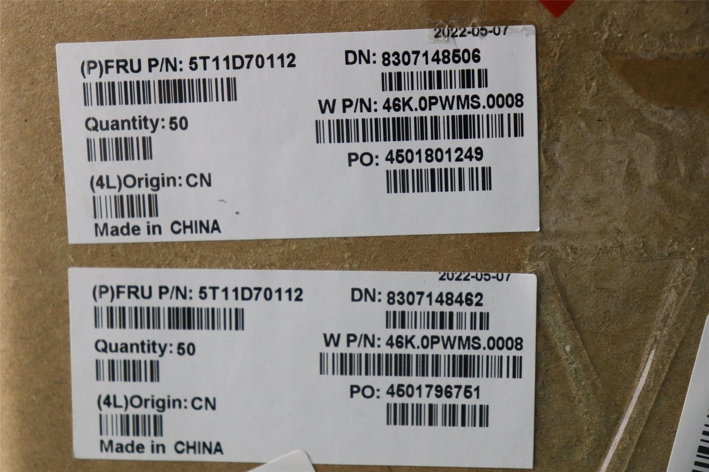 Lenovo 5T11D70112 TAPE FRU REMOVABLE TAPE (R+L)*5 Fenrir