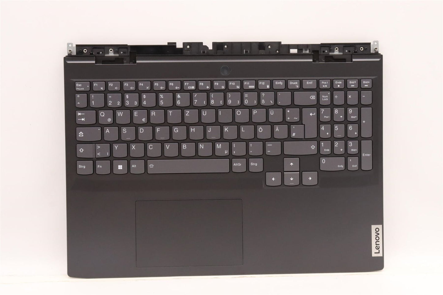 Lenovo IdeaPad 3 16IAH7 Palmrest Cover Touchpad Keyboard German Black 5CB1J09596