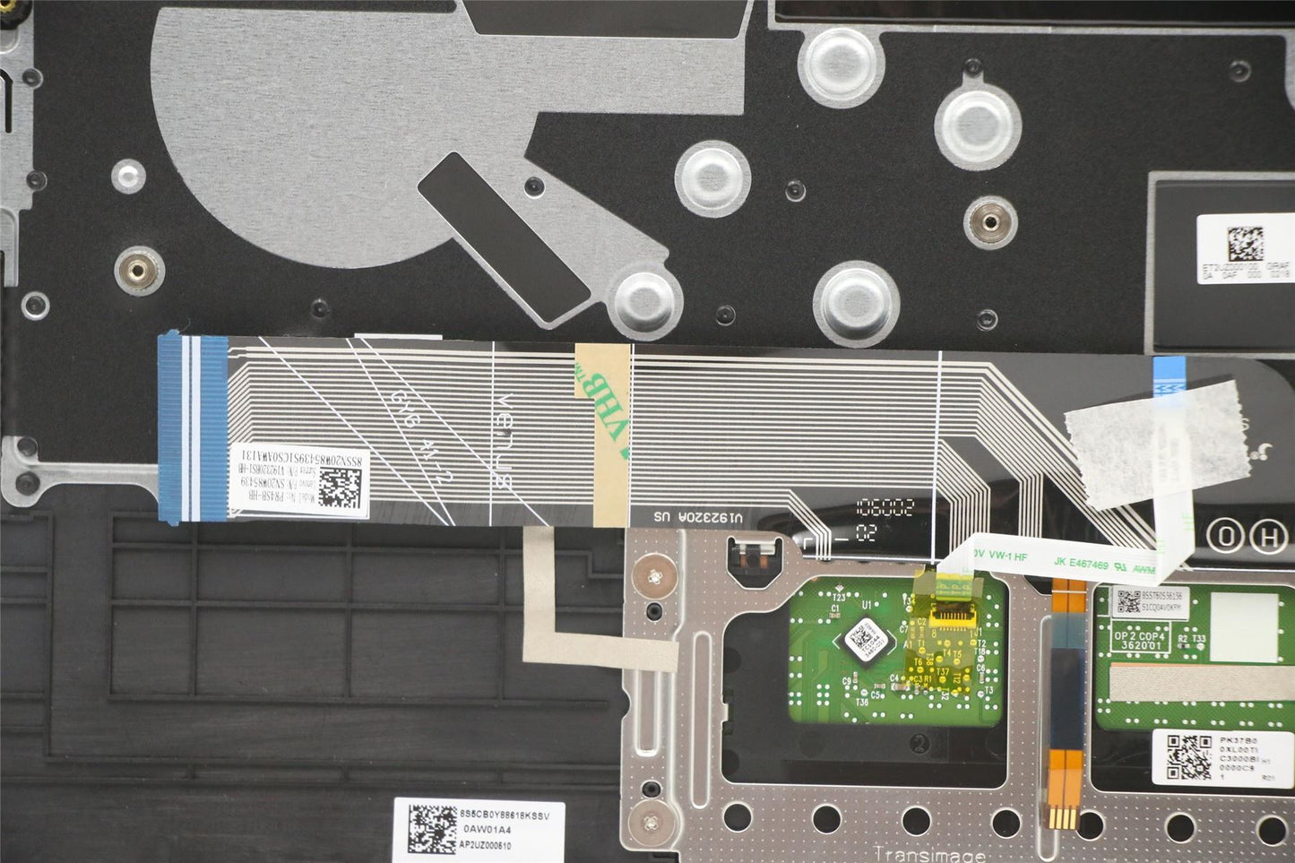 Lenovo Upper C81YM PL_BLK FP BLKB_HEB 5CB1A13657