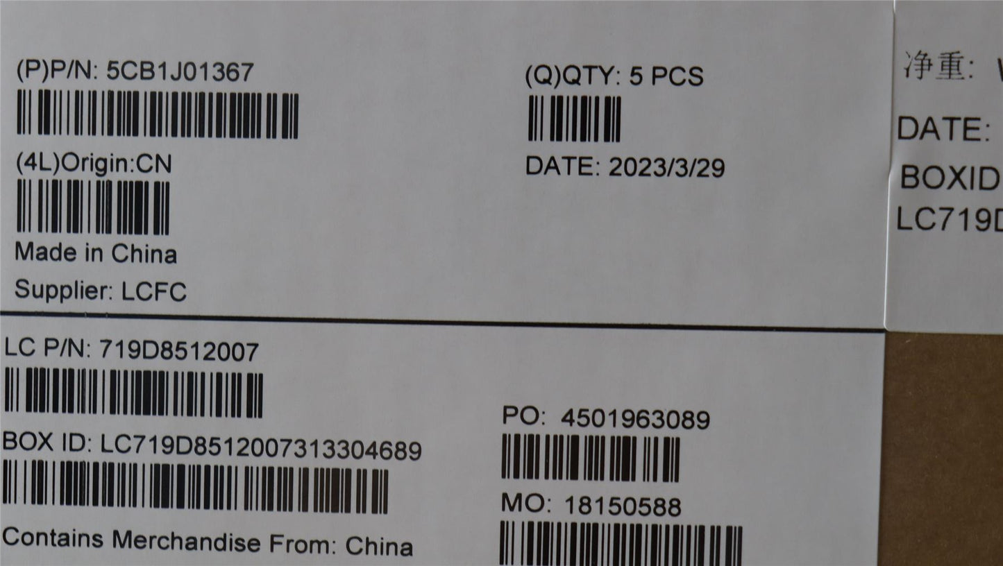 Lenovo UpperCaseASM_EUROENGL82SFNFC_NB_PC 5CB1J01367