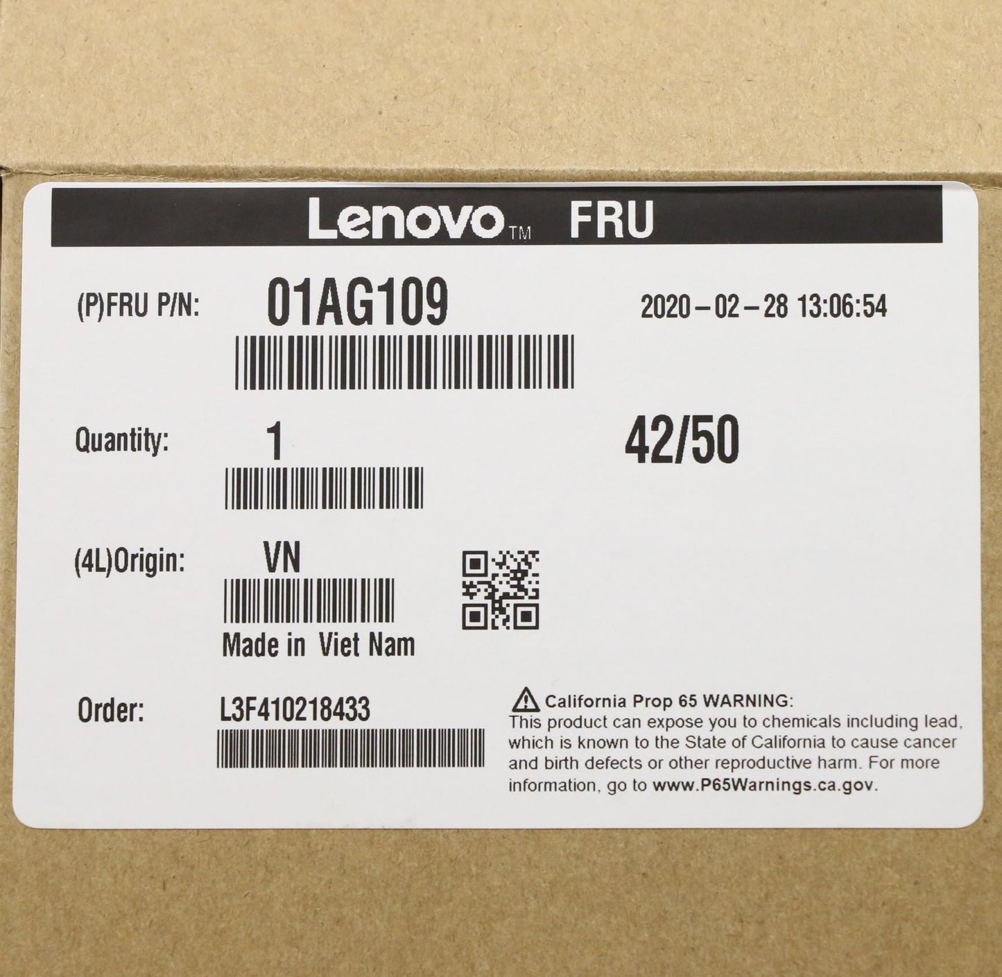 Lenovo ThinkServer P320 Rack RS160 Tower TS460 CPU Processor 01AG109
