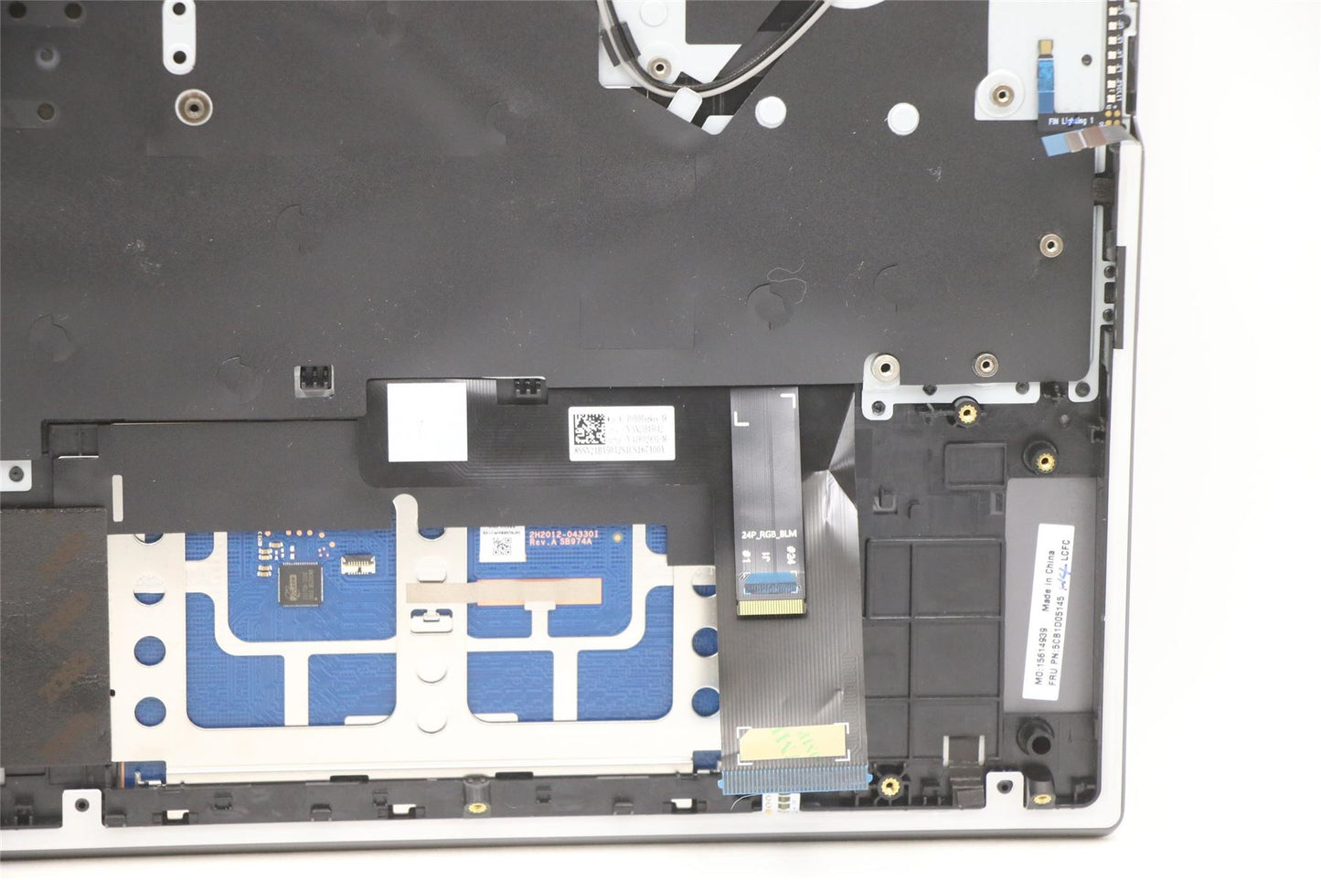 Lenovo 7 16ITHg6 Palmrest Cover Touchpad Keyboard Arabic Grey 5CB1D05145