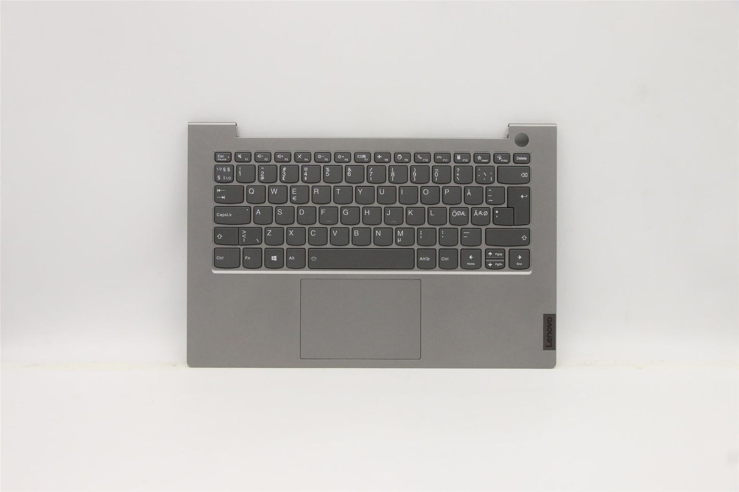 Lenovo ThinkBook 14 G2 ITL Keyboard Palmrest Top Cover Nordic Silver 5CB1B33142