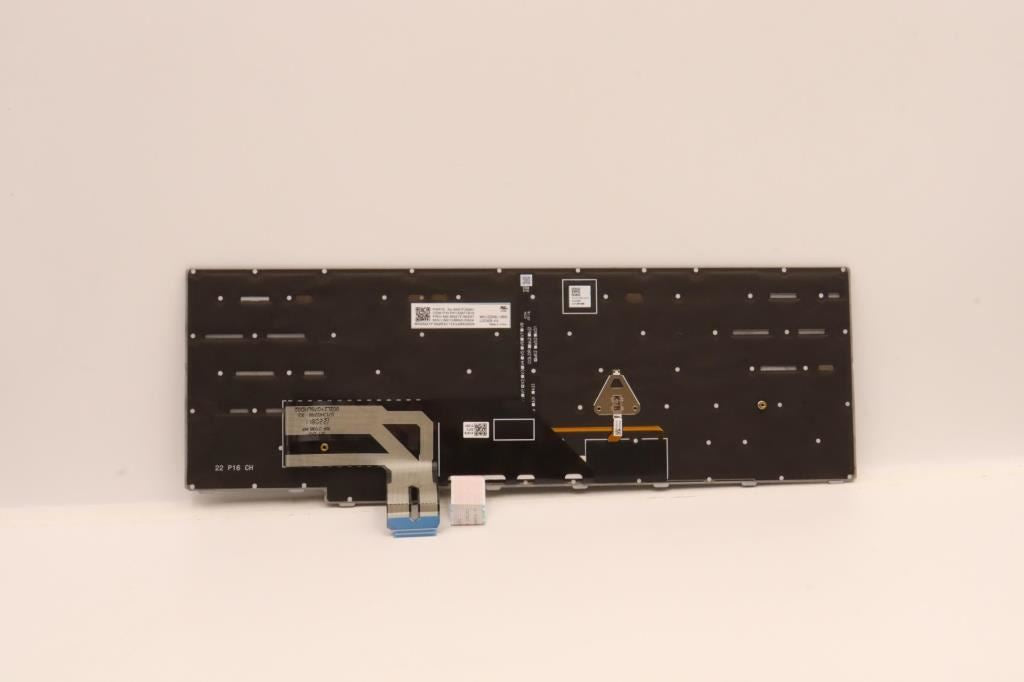 Lenovo ThinkPad P16 2 Keyboard Nordic Grey Backlit 5N21F39337