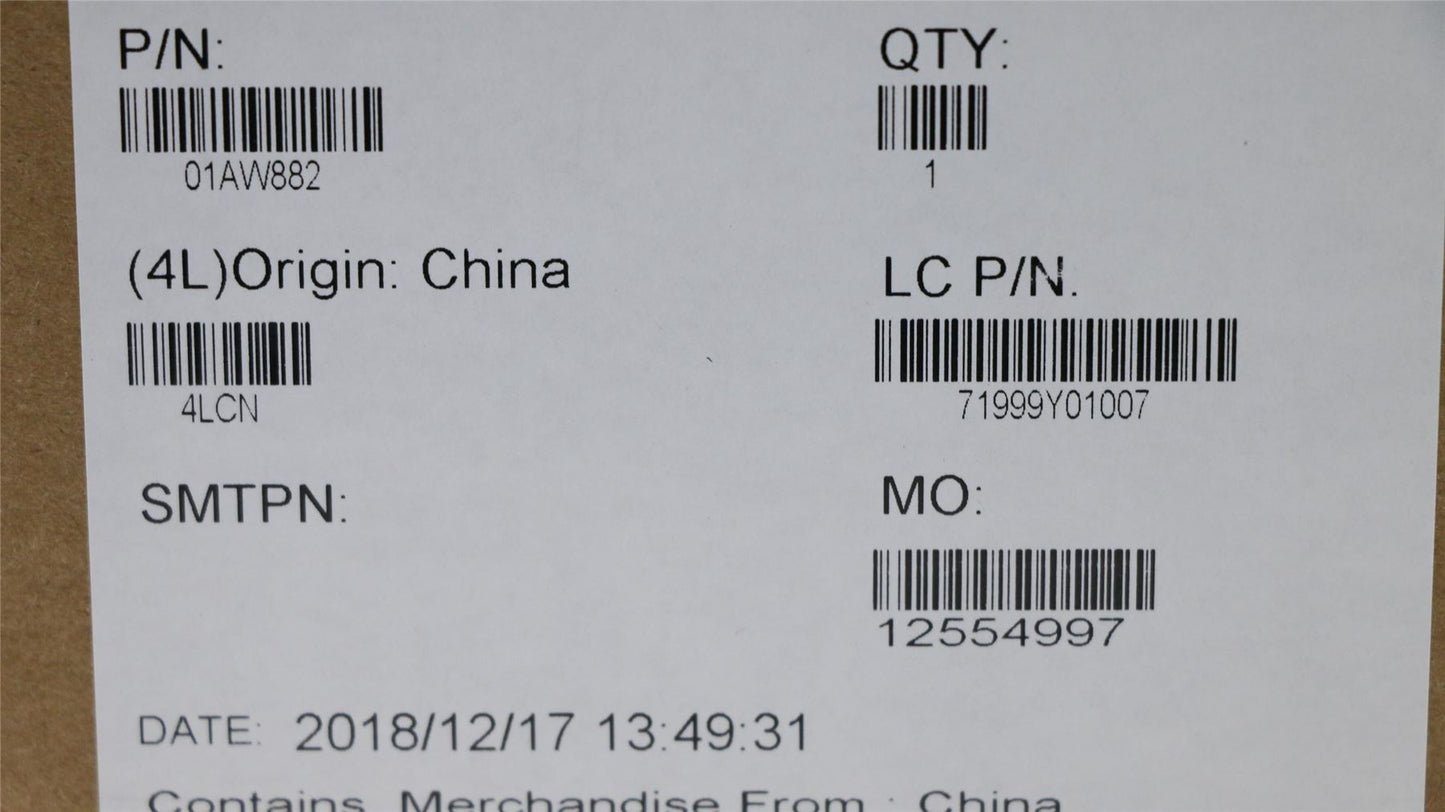 Lenovo WIN, i7-8550U, 16G, yTPM2 01AW882
