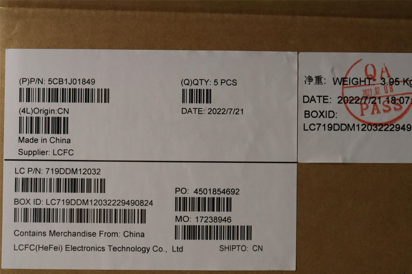 Lenovo Upper Case ASM_EURO ENG L82QG FPSG 5CB1J01849