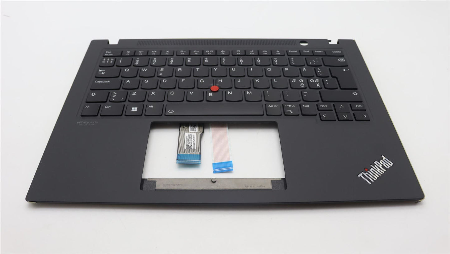 Lenovo ThinkPad T14s Gen 3 Palmrest Cover Keyboard Nordic Black 5M11G27322