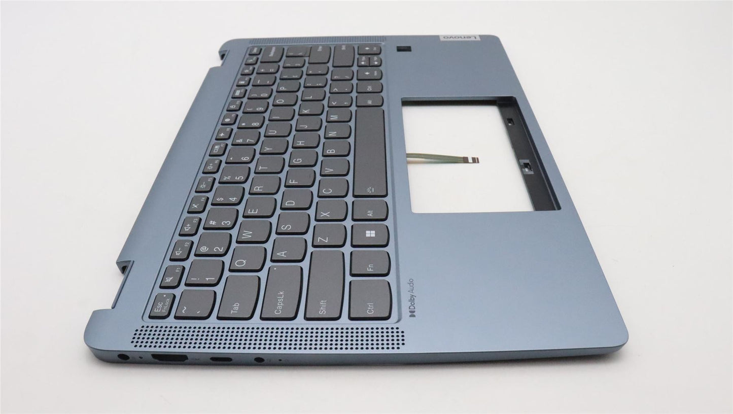 Lenovo IdeaPad 5 14ABR8 Keyboard Palmrest Top Cover US Grey Backlit 5CB1K20847