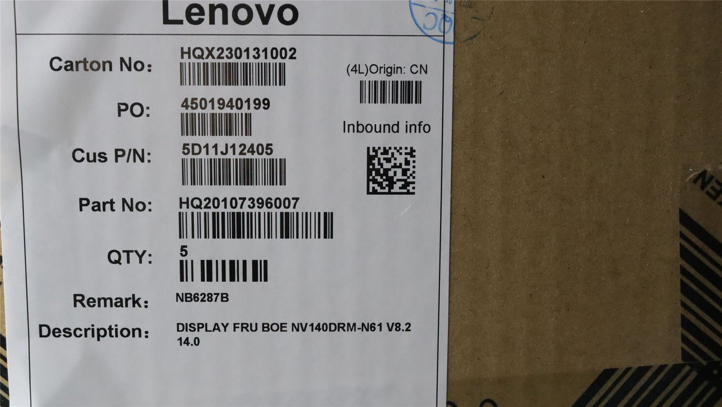 Lenovo Slim 14 G6 IRL 5 14IAH8 5 14IRL8 LCD Screen Display Panel 5D11J12405