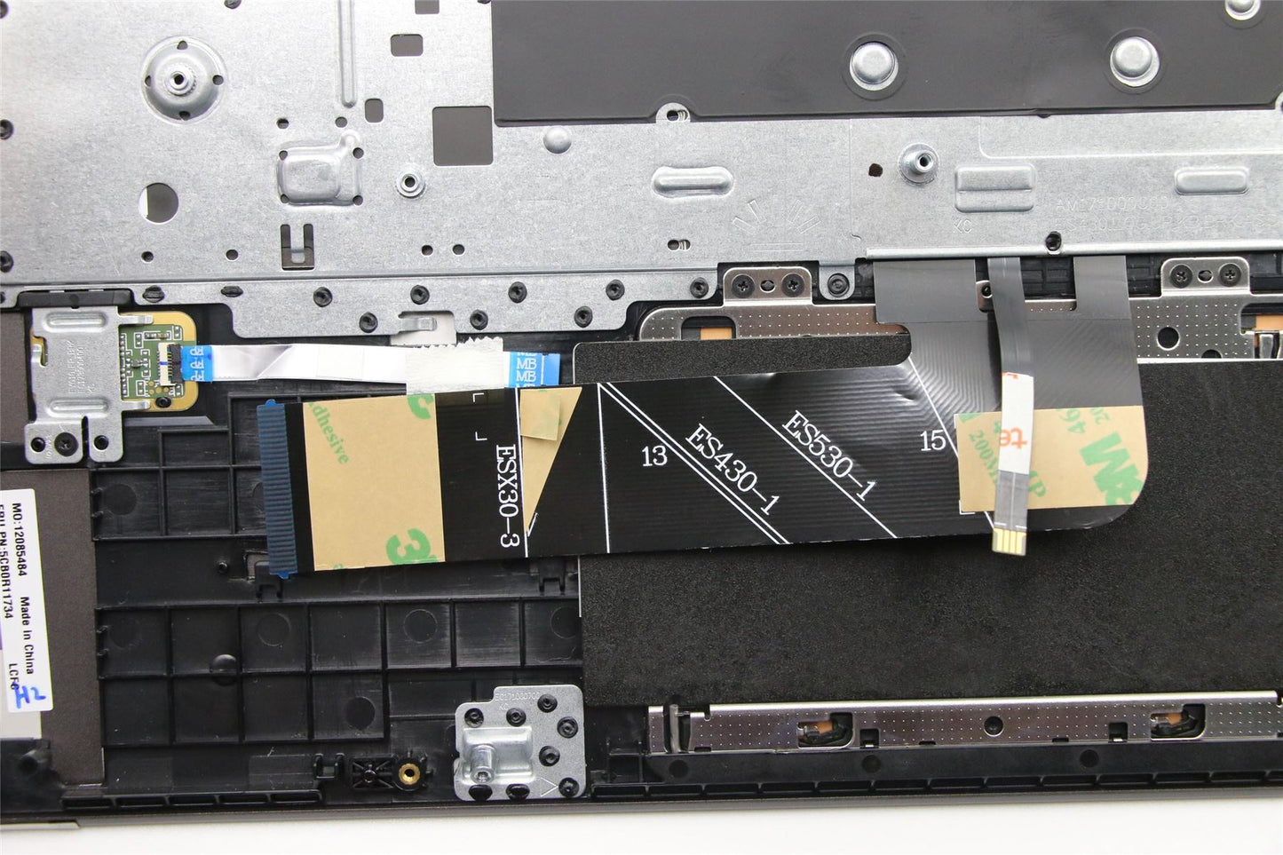 Lenovo IdeaPad 530S-14IKB Keyboard Palmrest Top Cover German Black 5CB0R11734