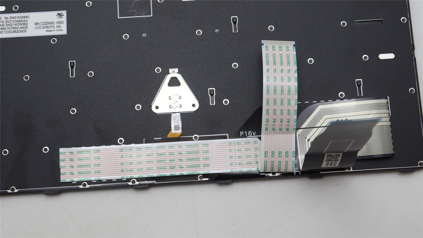 Lenovo NB_KYB CS23 NM TOP,BK-NBL,CHY,SWE/FIN 5N21K05062